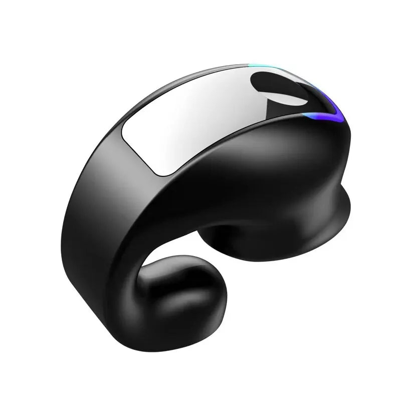Écouteurs de sport à Conduction Osseuse Bluetooth – Microphone Intégré | Noir